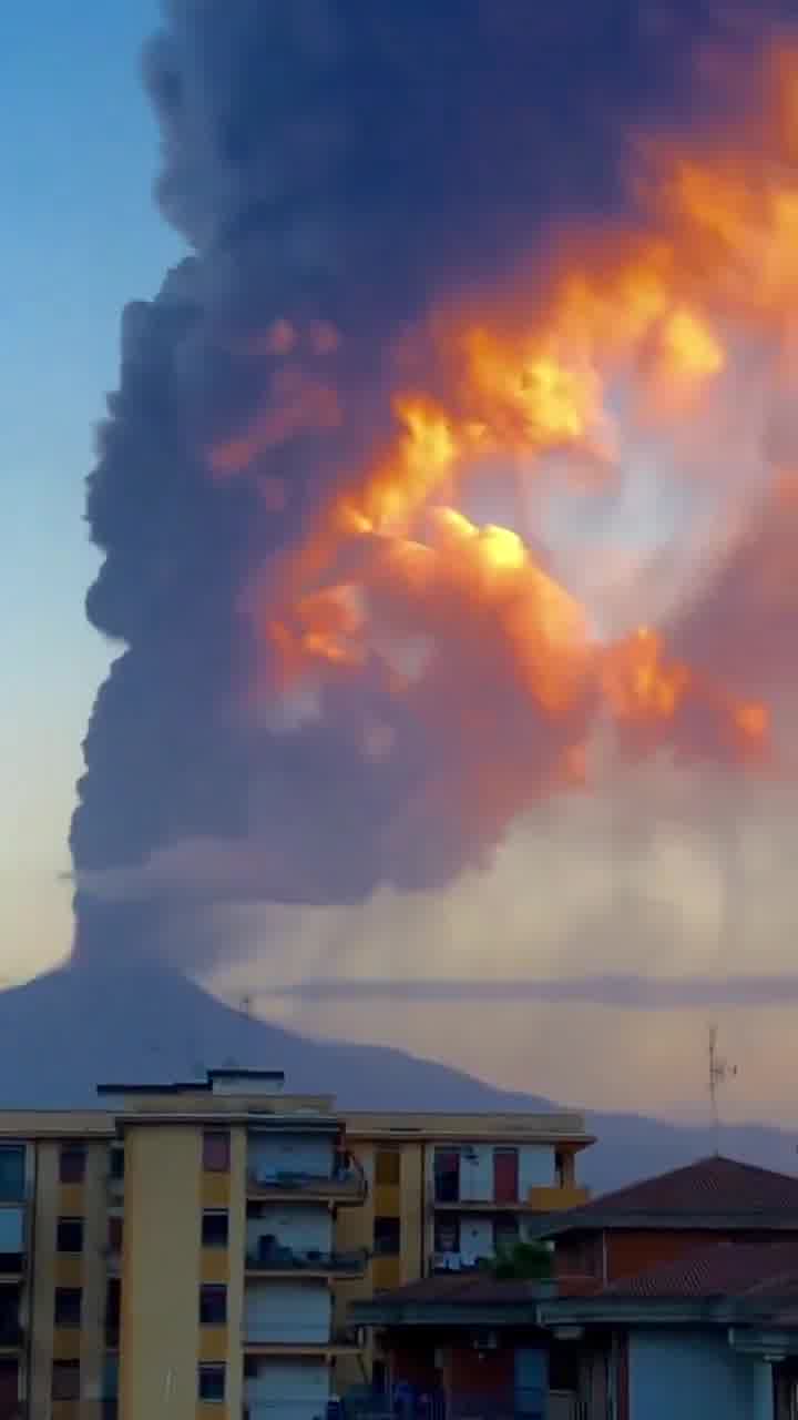 Mt Etna this morning