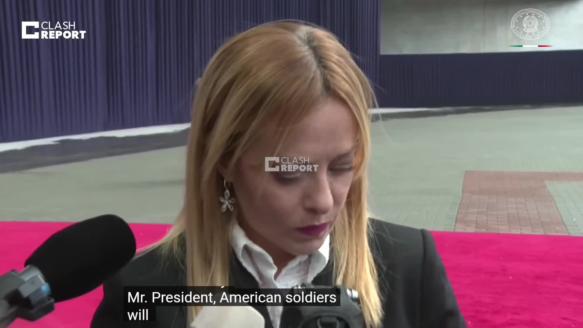 Italian PM Meloni: If U.S. troops leave Italy, it wouldn’t be a choice I agree with